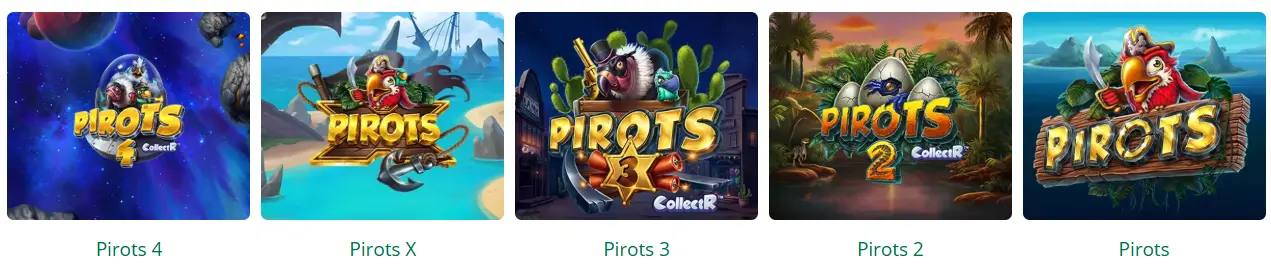 Versiones de la serie Pirots 2 3 X